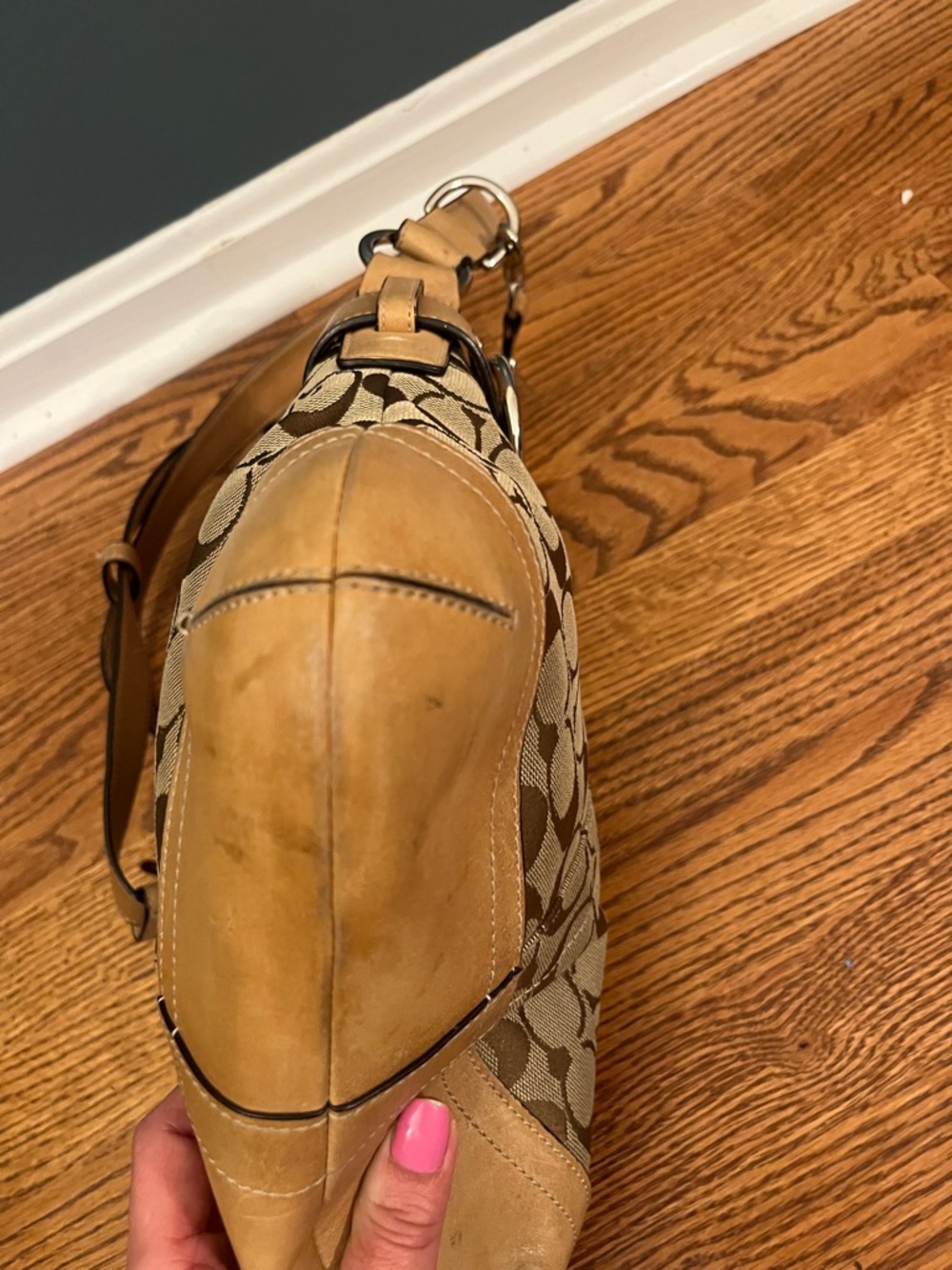 Coach Signature Canvas Soho Y2K Shoulder Purse - Picture 4 of 14
